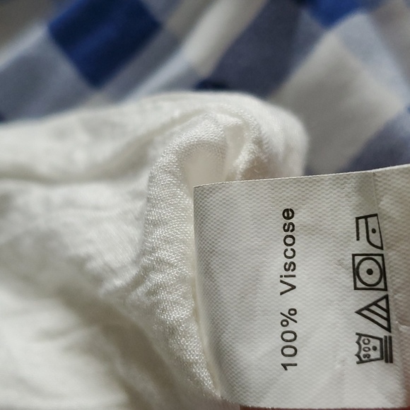 Gingham Sleeveless Summer Dress sz L - Picture 14 of 15